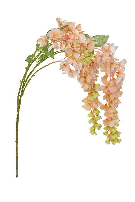 39.5" Hanging Silk Cassla Peach