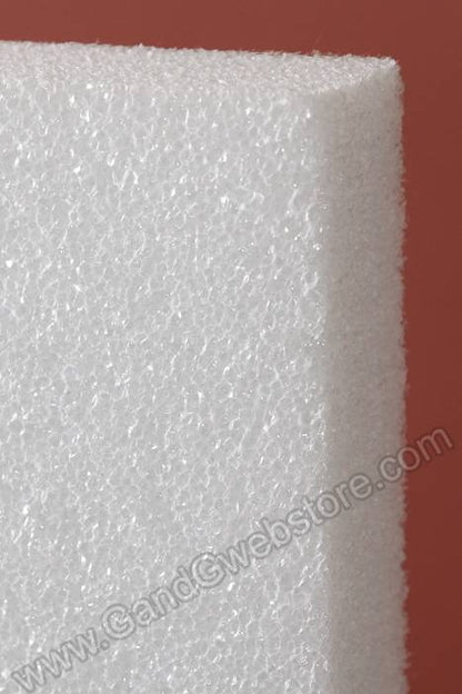 2&quot; X 12&quot; X 36&quot; Styrofoam Sheet White