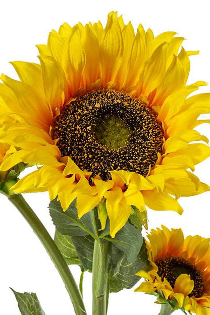 42" Silk Sunflower Spray Yellow
