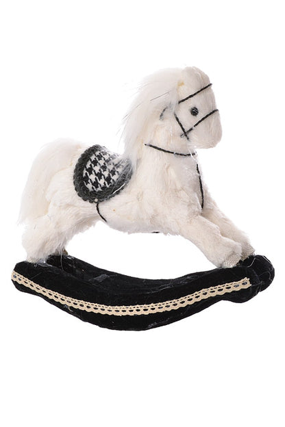 11.6" X 4" X 11" Horse White