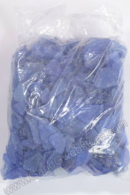 Painted Sea Glass Pkg/5lb Blue