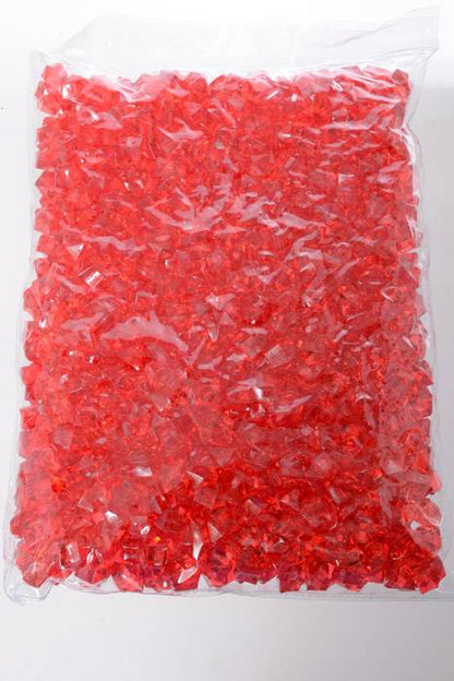 Small Acrylic Cube Red Pkg/1lb