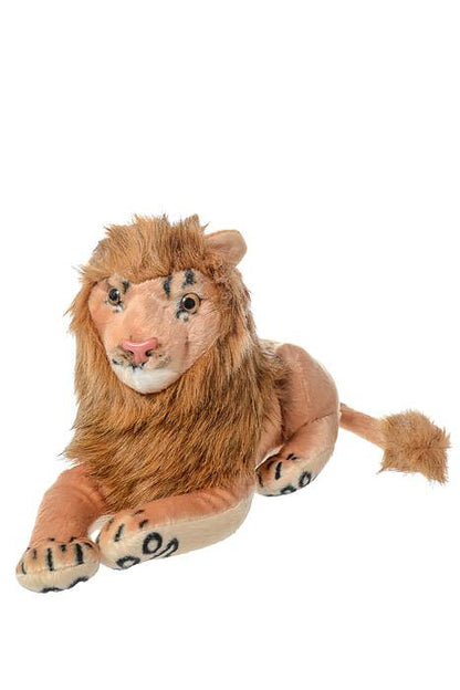 8" H Stuffed Lion Light Brown