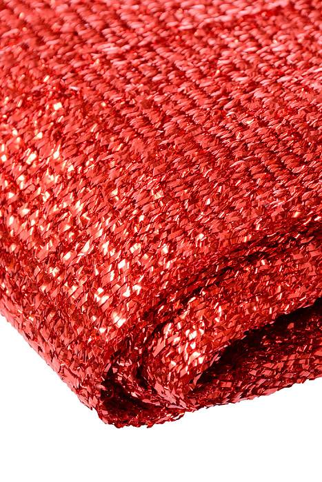 60" X 3yds Sponge Lurex Red