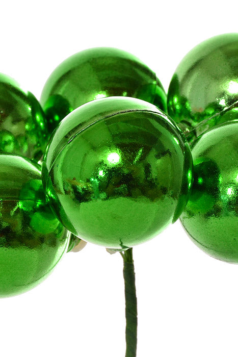 40Mm Shiny Stemball Bunch (Green)