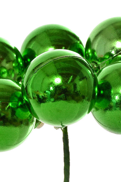 40Mm Shiny Stemball Bunch (Green)