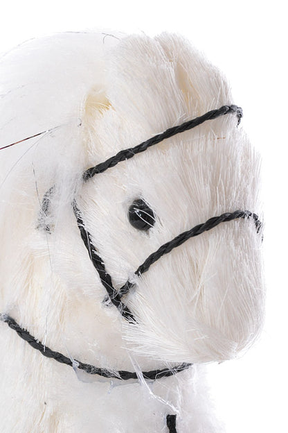 11.6" X 4" X 11" Horse White
