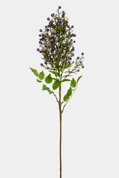 29.5" Artificial Cluster Berries Spray Purple