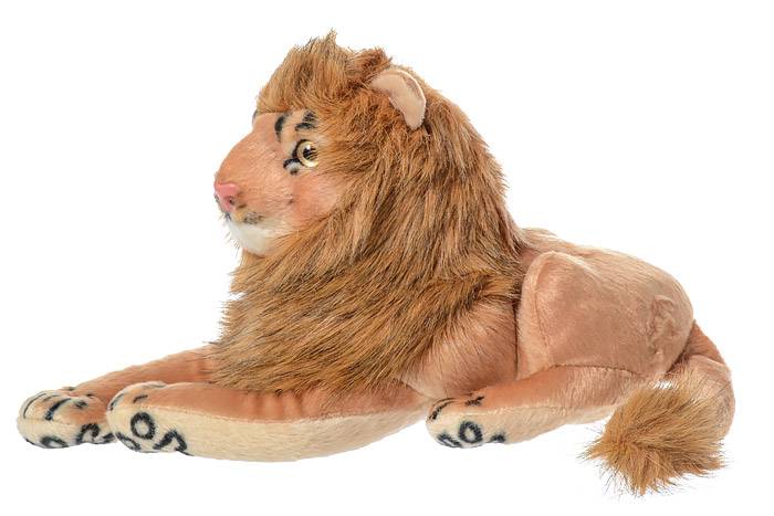 8" H Stuffed Lion Light Brown