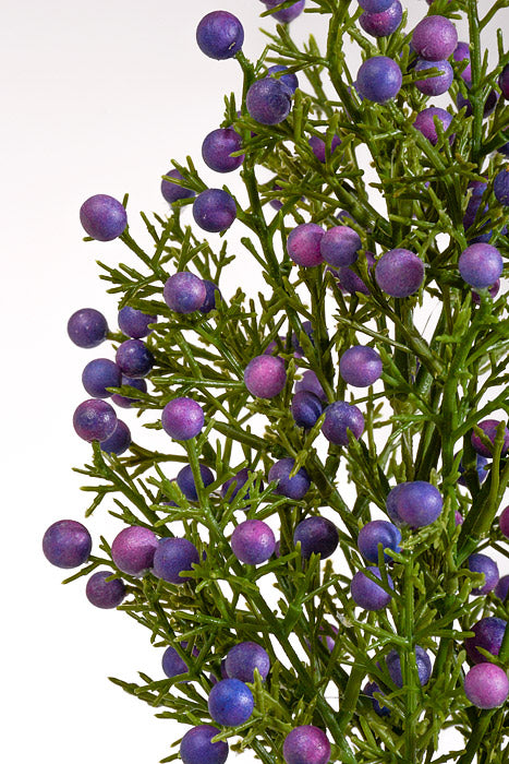29.5" Artificial Cluster Berries Spray Purple