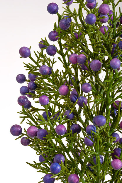 29.5" Artificial Cluster Berries Spray Purple