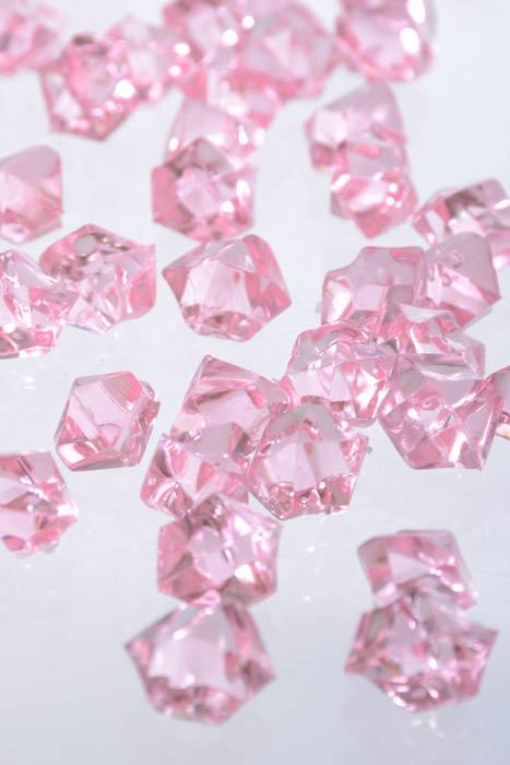 Small Acrylic Cube Light Pink Pkg/1lb