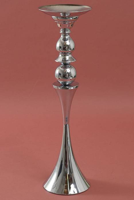 26.5" Aluminum Bouquet Holder Silver