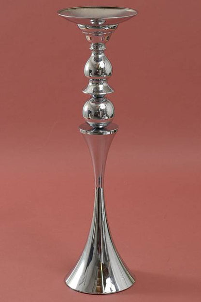 26.5" Aluminum Bouquet Holder Silver