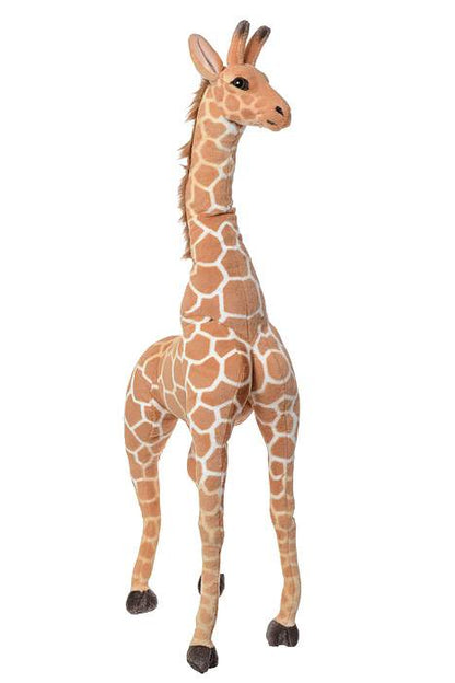 48" Standing Stuffed Giraffe Light Brown