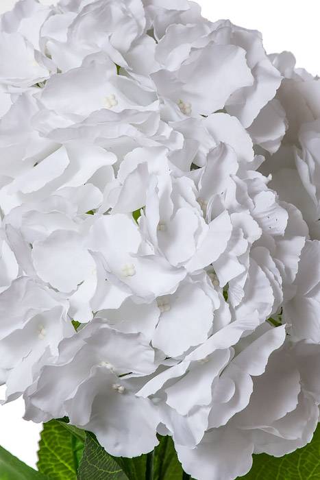21.5" Silk Hydrangea Bush White