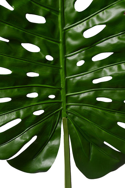 68" Monstera Leaf Stem Green