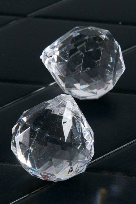 26mm Acrylic Drop Accessory Clear Pkg/12