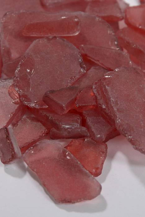 Painted Sea Glass Pkg/5lb Red