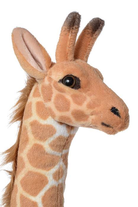 36" Standing Stuffed Giraffe Light Brown