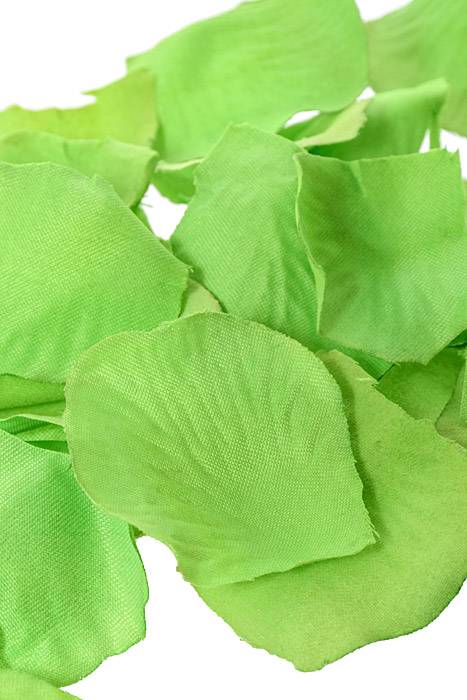 Silk Rose Petals Apple Green Pkg/500