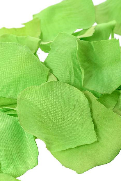 Silk Rose Petals Apple Green Pkg/500