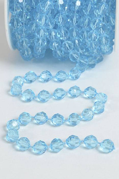 10yds Bead Garland Roll Turquoise