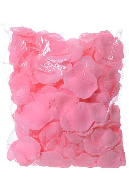 Silk Rose Petals Light Pink Pkg/500