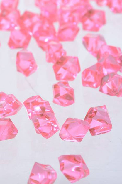 Small Acrylic Cube Hot Pink Pkg/1lb