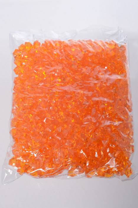 Small Acrylic Cube Orange Pkg/1lb