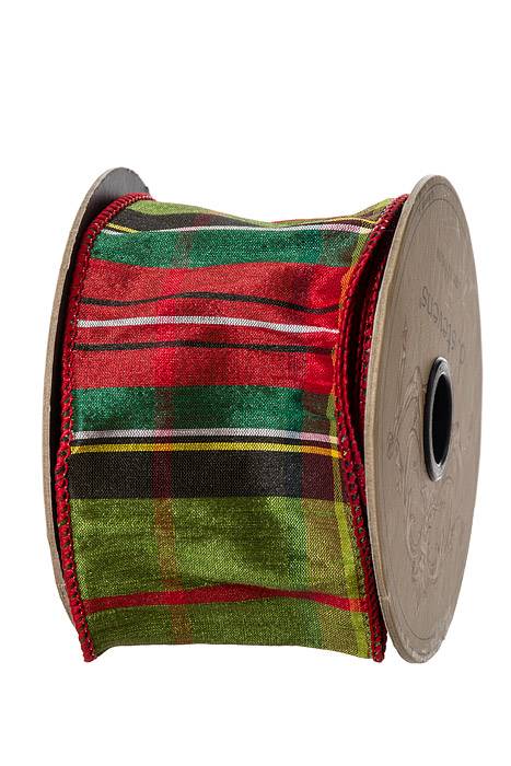 2.5&quot; X10yds Faux Dupion Tradition Tartan