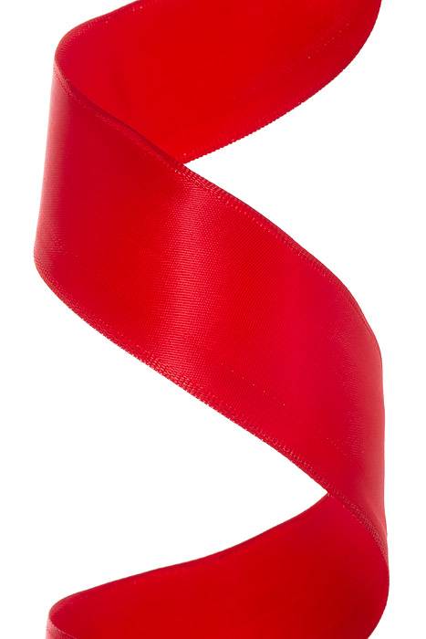 1-1/2" x 25yds Wired Contessa Ribbon Red