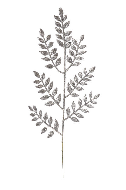 17" Glitter Ash Spray Silver Pkg/12