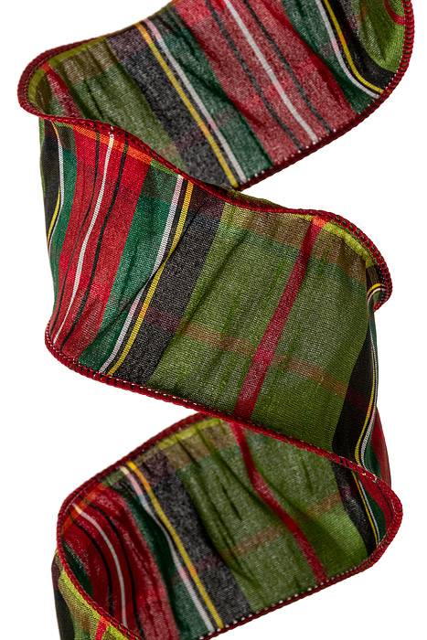 2.5&quot; X10yds Faux Dupion Tradition Tartan