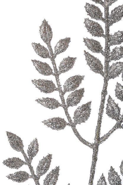 17" Glitter Ash Spray Silver Pkg/12