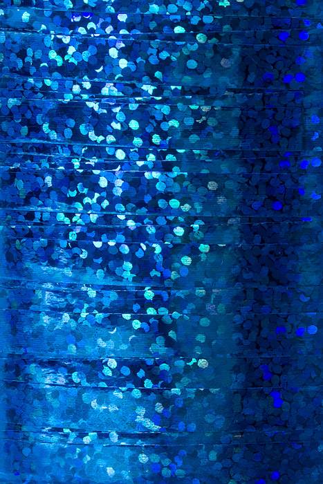 3/16" X 500yd Holographic Curling Ribbon Royal Blue