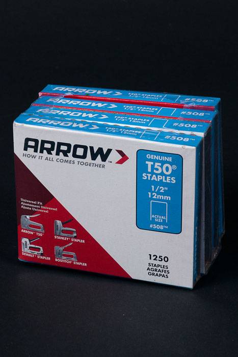 T-50 1/2" Staples Pkg/1250