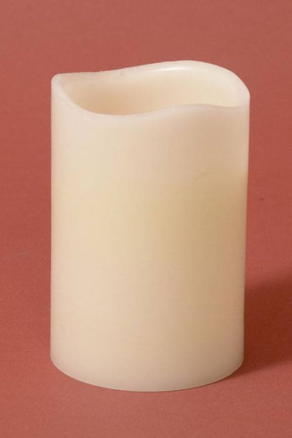 3" X 4" Flameless Candle Ivory