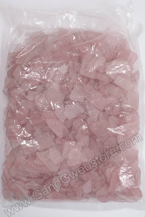 Painted Sea Glass Pkg/5lb Pink