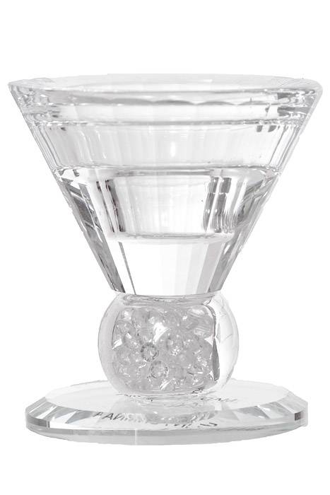 3&quot; Crystal Single Candle Holder Clear
