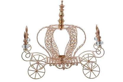 19" X 18" Cinderella Cart W/bead Gold