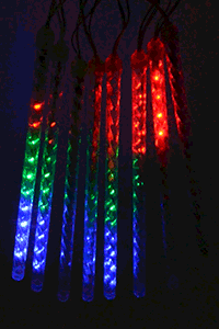 12" Led Light Sticks Multicolor Set/8