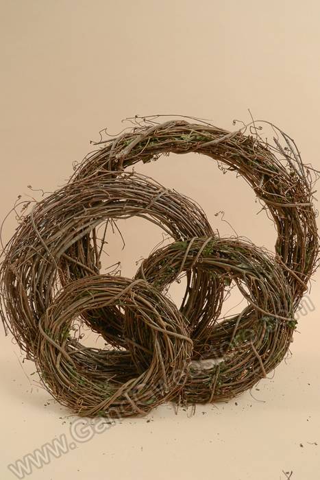 Natural Grapevine Wreath Brown
