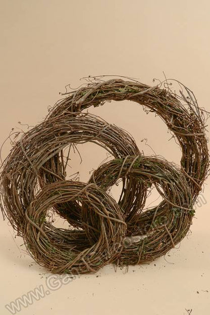 Natural Grapevine Wreath Brown