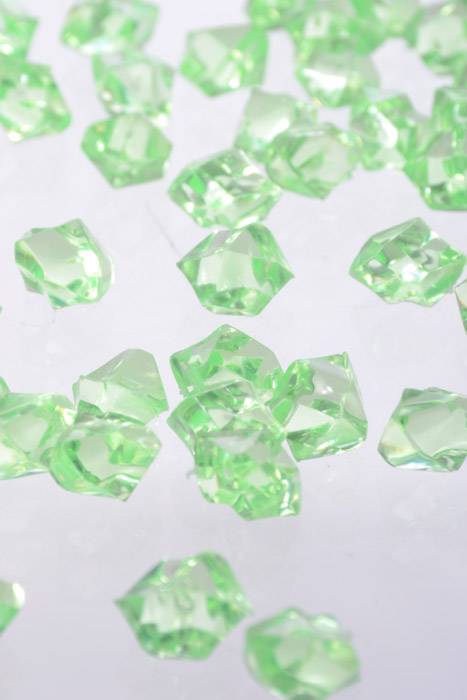 Small Acrylic Cube Mint Green Pkg/1lb