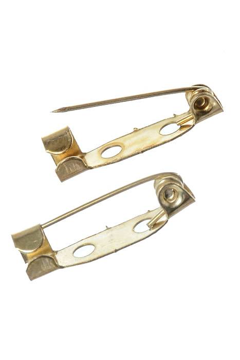 .75&quot; Metal Pin Gold Pkg/144