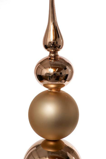 33" Jumbo Shiny &amp; Matte Tower Sand Gold