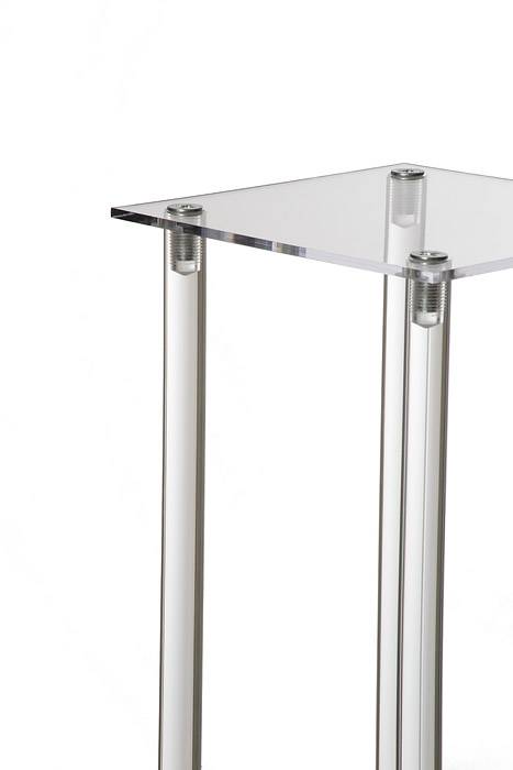 8" X 25" Acrylic Pillar Centerpiece Stand Clear