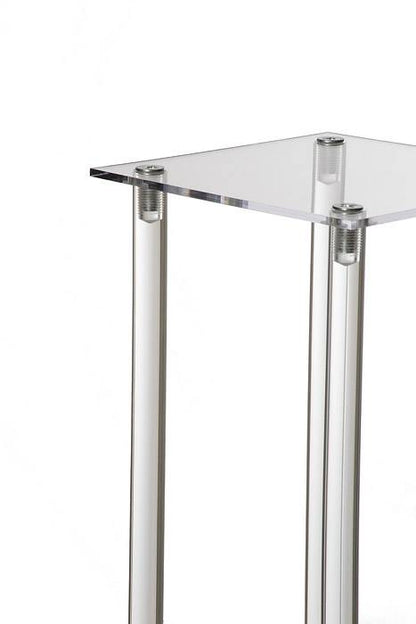 8" X 25" Acrylic Pillar Centerpiece Stand Clear