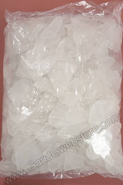 Painted Sea Glass Pkg/5lb Crystal